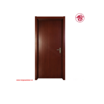 Puertas interiores de madera sólida usadas, puerta de madera del dormitorio, puerta de madera simple para la casa